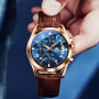 OLEVS 2878 Quartz Men Watch Classic Waterproof Luminous Wristwatch Leather Strap Date Display Luxury Top Brand Watch for Men Hot