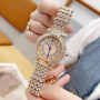 Fashion Ladies Bracelet Quartz Wristwatches Top Luxury Brand Crystal Diamond Watch For Women Free Shipping Dress Watch