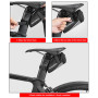 Portable Bicycle Bag Nylon Saddle Bag Waterproof Storage Bike Bag Seat Cycling Tail Rear Pouch Bag Saddle Bicycle Accessories
