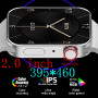 LEMFO S8P smart watch men women Bluetooth call smartwatch series 8 260mAh sports watches Wireless charging 2.0 inch 395*460 HD