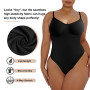 LILVIGOR Black Bodysuit Women Tummy Control Shapewear Seamless Sculpting  Body Shaper Sleeveless Tops V-Neck Camisole Jumpsuit