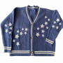 Spring Midnights Star Embroidered Tay Knitted Loose Lor Long Sleeve Cardigan 1989 Swif T Strawberry Sweater Women Cardigan