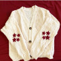 Spring Midnights Star Embroidered Tay Knitted Loose Lor Long Sleeve Cardigan 1989 Swif T Strawberry Sweater Women Cardigan