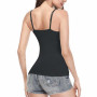 Summer Sleeveless Padded Shirt Strap Basic Tank Top Women Camisoles Tops with Built In Bra