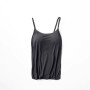 Summer Sleeveless Padded Shirt Strap Basic Tank Top Women Camisoles Tops with Built In Bra