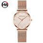 Sahara Desert Dial Luxury Japan Quartz Wristwatch Stainless Steel Rose Gold Waterproof Watch for Women