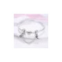 Silver Clasp 925 Sterling Silver CZ pave Clip Charms Daisy Beads Stopper fit Original Pandora Bracelet 925 Silver Jewelry Clip