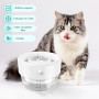 Cat Water Fountain Auto Filter USB Electric Mute Cat Drinker Bowl 1L Recirculate Filtring Drinker Auto-sensing function for Cats