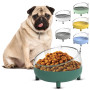 Cat Bowl High Foot Dog Bowl Neck Protector Cat Pet Food Water Bowl Anti-tip Binaural Pet Feeding Cat Accessorie Pet Dessert Bowl