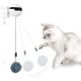 Electronic Motion Cat Toy Yo-Yo Lifting Ball Electric Flutter Interactive Cat Teaser Toy Rotating Interactive Puzzle Pet Toy