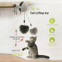 Electronic Motion Cat Toy Yo-Yo Lifting Ball Electric Flutter Interactive Cat Teaser Toy Rotating Interactive Puzzle Pet Toy