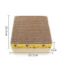 Cat Toys Pet Cat Scratching Board Corrugated Cardboard Pad Grinding Nails Interactive Protecting Furniture Cats Scratcher Toy