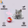 New Durable Funny Pet Cat Toys for Entertain Itself Mimi Favorite Feather Tumbler with Small Bell Kitten Cat Toys For Catch