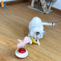 New Durable Funny Pet Cat Toys for Entertain Itself Mimi Favorite Feather Tumbler with Small Bell Kitten Cat Toys For Catch
