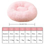 Super Soft Cat Bed Comfortable Donut Round Dog Kennel Ultra Soft Non-Slip Winter Warm Dog Kennel Pet Cat Cushion Bed Winter Warm