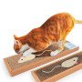 Pet Cat Scratch Board Mat Furniture Protector Claw Cardboard Corrugated Kitten Scrapers Cat Supplies Accessories חתולים אבזרים