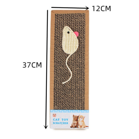 Pet Cat Scratch Board Mat Furniture Protector Claw Cardboard Corrugated Kitten Scrapers Cat Supplies Accessories חתולים אבזרים