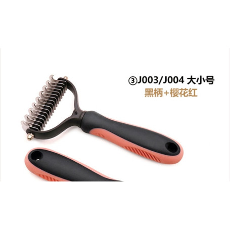 Pets Fur Knot Cutter Dog Grooming Shedding Tools Pet Cat Hair Removal Comb Brush Double sided Pet Products Suppliers
