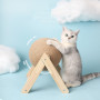 Cat Scratching Cat Toy Wooden Cat Scratching Claw Grinder Hand Wrapped Hemp Rope Cat Climbing Rack Durable Cat Scratch
