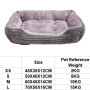 Pet Dog Sofa Bed Winter Warm Soft Nest Puppy Baskets Mat Kennel For Large Medium Small Dog Animals Accessories Supplies