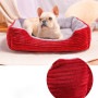 Pet Dog Sofa Bed Winter Warm Soft Nest Puppy Baskets Mat Kennel For Large Medium Small Dog Animals Accessories Supplies