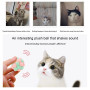 Cat Toy Balls Cat Interactive Toy Plush Artificial Colorful Cats Teaser Toy Pet Supplies Interactive 4CM Mouse Cage Plush Toys