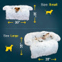 Dog Beds for Large Dogs Pad Blanket Cushion Pet House Sofa Mat Cover Winter Warm Pet Cat Bed Mat For Couches Car Floor Protector