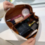 Makeup Organizer Ladies Portable Cosmetic Bag Checkerboard Plaid Makeup Bag Women Toiletries Storage Bag Female Handbag Case