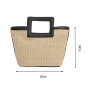 Braided Straw Bags for Summer Beach Bag for Women 2023 Woven Handbag Boho Straw Shoulder Bag Vacation Raffia Female Tote Bag