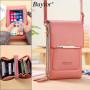 Buylor Women's Bag Trend Handbags Soft Leather Small Wallets Touch Screen Cell Phone Purse Fashion Crossbody Shoulder Bags