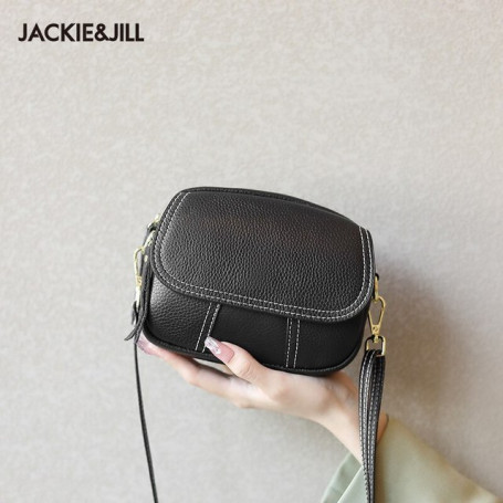 New Versatile Soft Leather Top Layer Cowhide Small Bag Shoulder Crossbody Bag Leather Women Bag