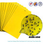 5/10/20pcs Yellow Greenhouse Sticky Traps Bugs Sticky Board Multiple Flying Insect Catching Control Sticker Double-sided
