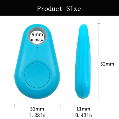 EW Bluetooth Anti-Lost Device Smart Key Water Drop Children's Wallet Pet Wearing Bag Mobile Phone Anti-Lost Device Positioning