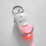 LED Whistle Key Finder Flashing Beeping Sound Control Alarm Anti-Lost Keyfinder Locator Tracker with Keyring