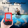 Smart Portable Depth Fish Finder with 100M Wireless Sonar Sensor Echo Sounder Fishfinder for Lake Sea Fishing Saltwater