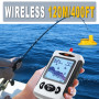 Lucky FFW718 Fish Finder English/Russian Menu Rechargeable Waterproof Wireless Fishing 125KHz Sonar Echo Sounder Fishfinders