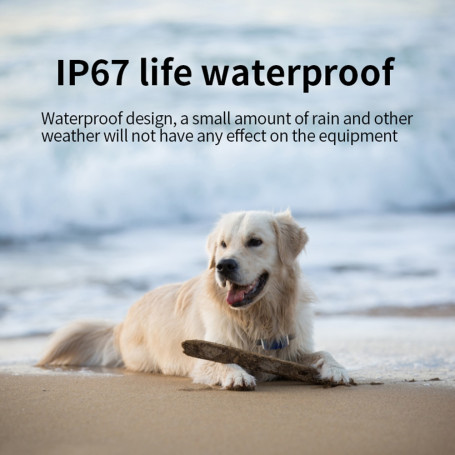 G12 GPS Tracking Locator Wearable Smart Collar Pet Tracking Locator Waterproof IP67 Anti-lost Record Multifunctional for Cat Dog