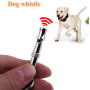 1pcs Stainless Steel Ultrasonic Dog Whistle Anti Barking Adjustable Pitch To Control Professional Training Whistle Pet Products