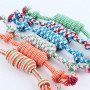 Pet Supplies Dog Rope Chew Toy Outdoor Training Fun Playing Cat Dogs Toys for Large Small Dog Durable Braided Rope Toy
