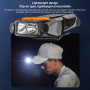 LED Super Bright Clip Cap Light Smart Sensor Lamp Waterproof 90 Degrees Rotate Outdoor Portable Cycling Night Fishing Flashlight
