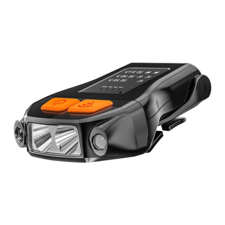 LED Super Bright Clip Cap Light Smart Sensor Lamp Waterproof 90 Degrees Rotate Outdoor Portable Cycling Night Fishing Flashlight