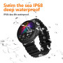 New Smart Watch Men 1.6" AMOLED Full Touch Screen IP68 Waterproof Fitness Sport Watches 2023 NFC Bluetooth Call Smartwatch Women