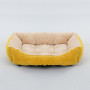 Pet Cat Dog Bed Cozy Square Plush Kennel Puppy Sofa Bed Small Large Dog Sleep Pad Portable Pet Bed Nest Pet Supplies Accessories