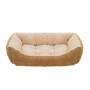 Pet Cat Dog Bed Cozy Square Plush Kennel Puppy Sofa Bed Small Large Dog Sleep Pad Portable Pet Bed Nest Pet Supplies Accessories