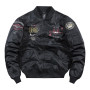 Air Force Pilot Jacket Men's Spring and Autumn New Aircraft Embroidered Baseball Uniform Large Size Jacket Workwear Jacket