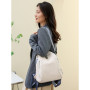 Fashion Ladies Backpack New Exquisite PU Leather Large Capacity Shoulder Bag Personalized Versatile Travel Bag