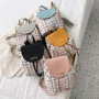 Mini Backpack Crossbody Bag For Teenage Girl Plaid Women Shoulder Phone Purse Korean Style New Trendy Female