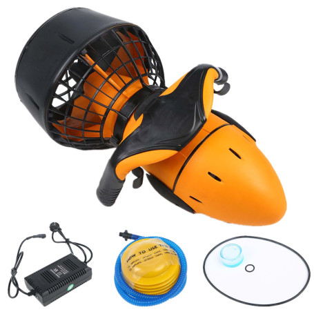 300W Electric Underwater Scooter Dual Speed Water Propeller Water Pool Suitable for Ocean and Pool Waterproof Outdoor Sports