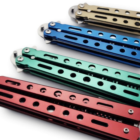 1PC Foldable Butterfly Knife Comb Stainless Steel Practice Training Comb Butterfly Comb Barber Hairdressing Comb Knife Brushes