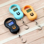 NEW Portable 50Kg 10g Hanging Scale Digital Scale BackLight Electronic Fishing Weights Pocket Scale Luggage Scales Black